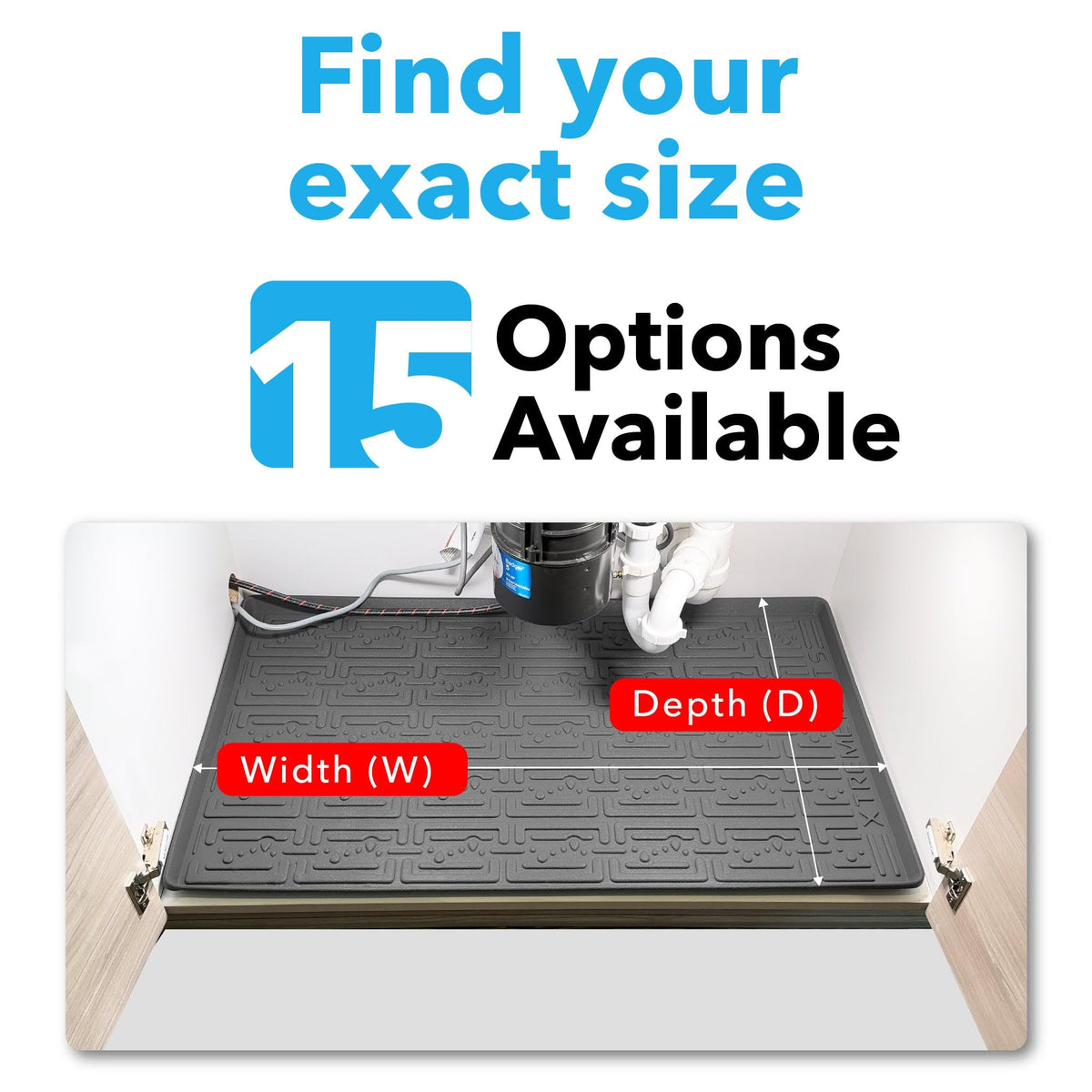 Xtreme Mats flexible LDPE material installs through small openings easily.