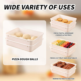 Xu-ohead commercial-grade dough storage for versatile kitchen organization.
