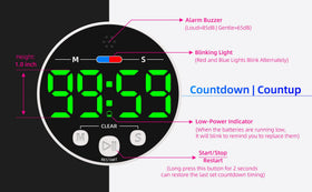 XUANZIT battery indicator alerts when batteries are low