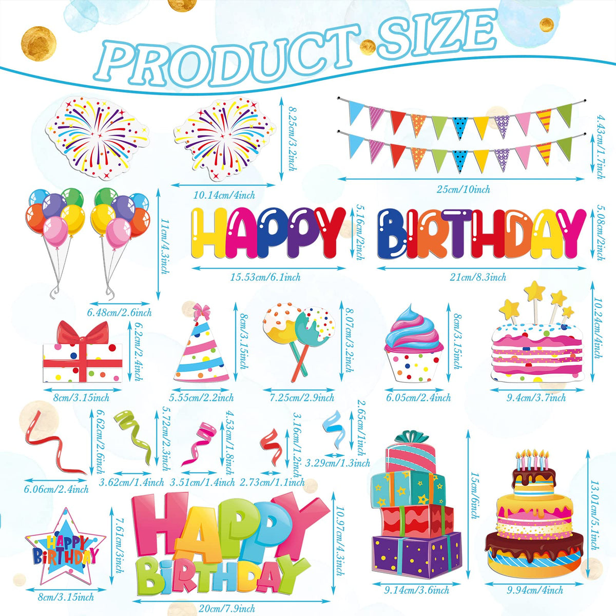 Xuhal balloon cake topper magnets added color to birthday surfaces and cruise cabin doors