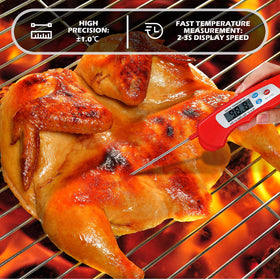 Xuhal display readout enables fast temperature checks while cooking