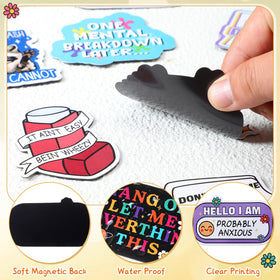 Xuhal colorful-set magnets bring energy while organizing everyday tasks.