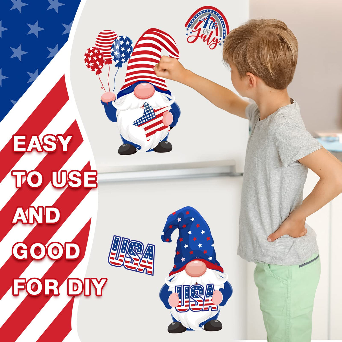 Xuhal magnets with balloons and fireworks for vibrant party vibes on metal surfaces.