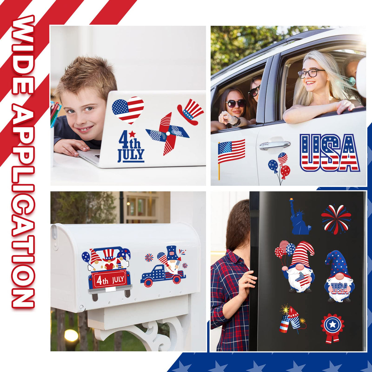 Xuhal patriotic magnets ideal as holiday gifts for friends and family.