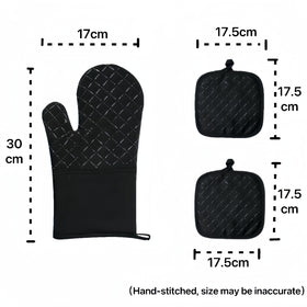 XUKOKELY pot holders with quilted cotton for comfortable handling