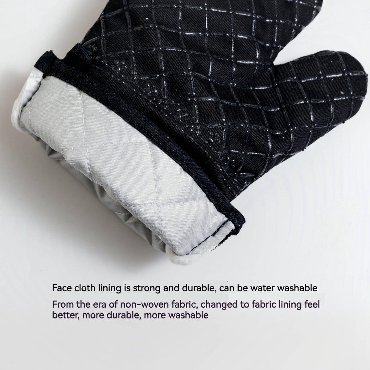 XUKOKELY soft cotton quilted lining for comfort while cooking