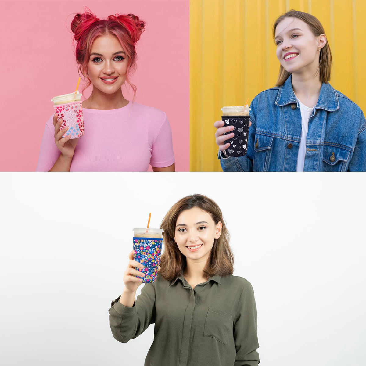 Xumbtvs on-the-go sleeve in office setting for cold drinks