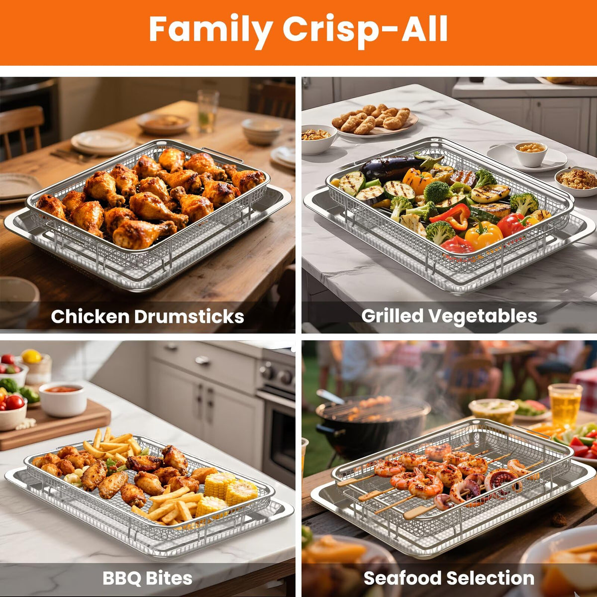 Xumilas 450°F heat tolerance enables versatile cooking options.