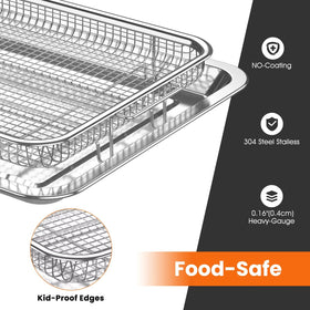 Xumilas dishwasher-safe oven accessories simplify cleanup after family meals.
