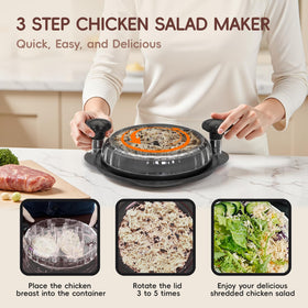 XUPAINC XL 11-Inch shredder's compact design fits small kitchens.