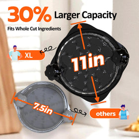 XUPAINC XL 11-Inch shredder with non-slip base keeps meat steady during use.