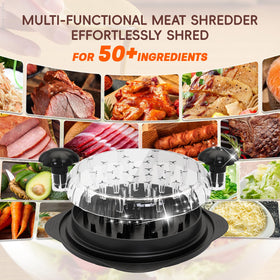 XUPAINC XL 11-Inch shredder features a sealed chamber to reduce splatter.