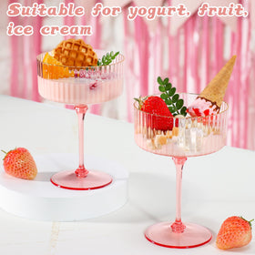 XUWAIDSGN gold-rim vintage coupe for elegant table display