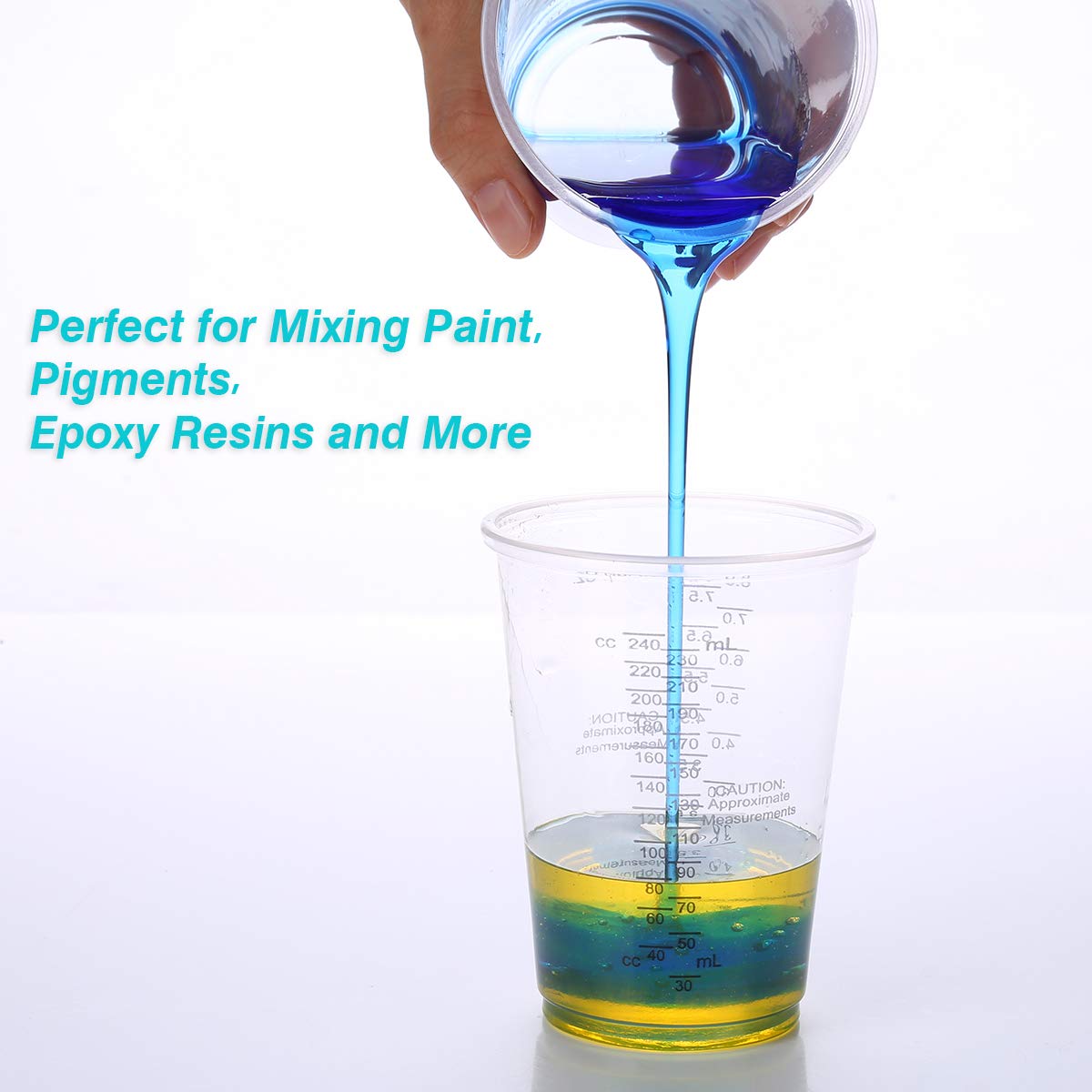 XUXU wooden stirring sticks are sturdy and long for thorough resin mixing.