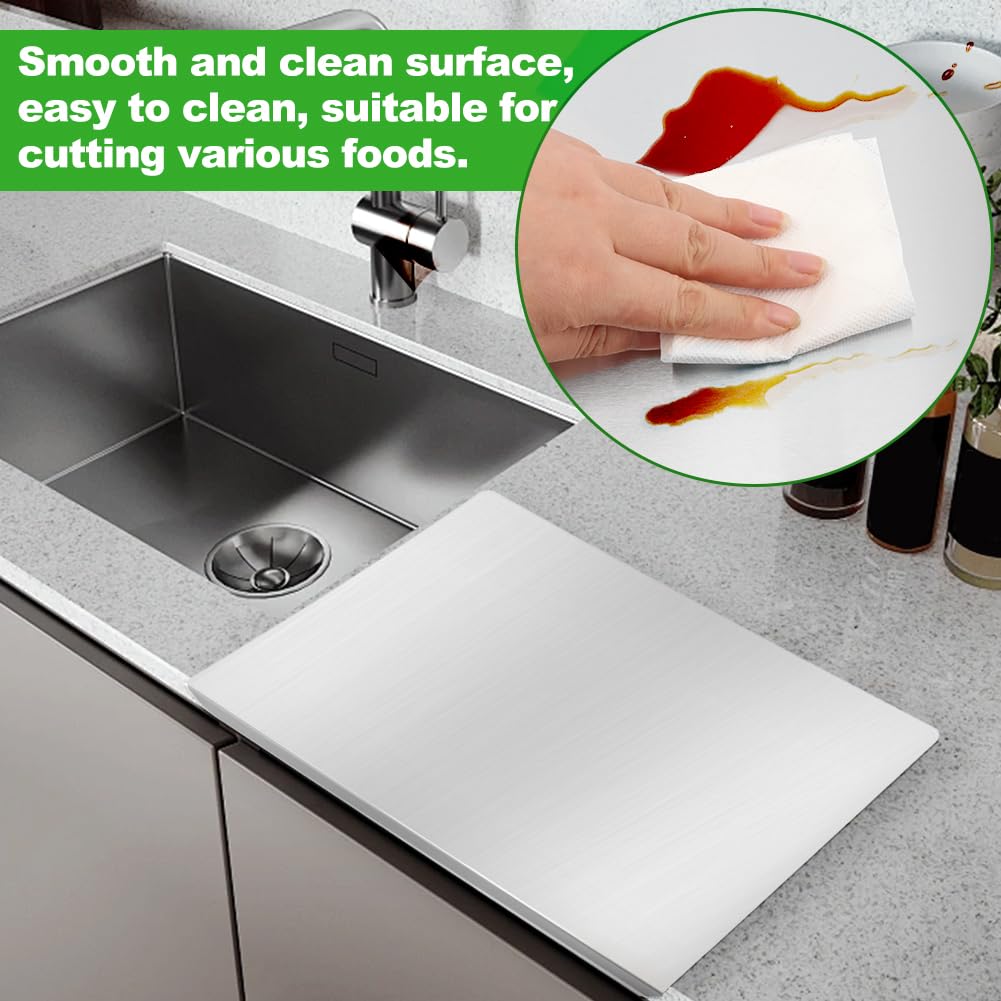 XuYelora 304 stainless steel board emphasizes food-grade materials and hygiene.