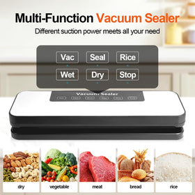 XXULDCF vacuum sealer shows 20 second fast seal for efficiency.