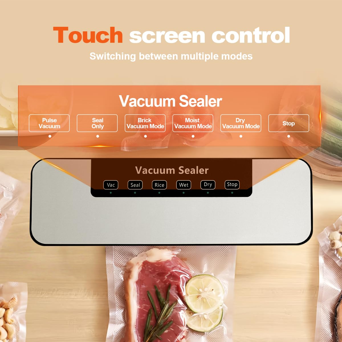 XXULDCF sous vide prep capability simplifies marinating and cooking prep.