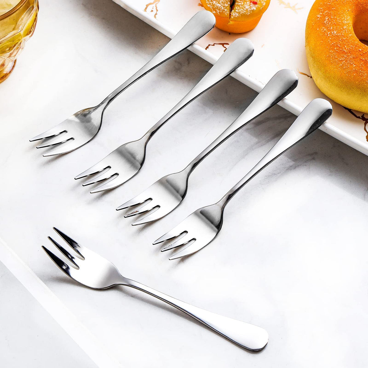 XXZWSJSH fruit salad fork perfect for fresh fruit servings.