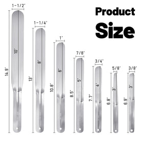 XYGOVIA caulking spatula blades close-up for smooth finish