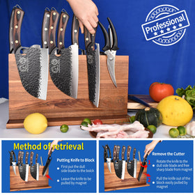 XYJ easy-clean surface helps maintain blade protection and kitchen hygiene