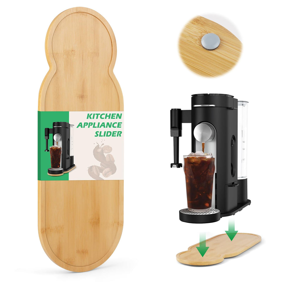 Xykzra appliance slider under Ninja PB051 on counter provides stability.