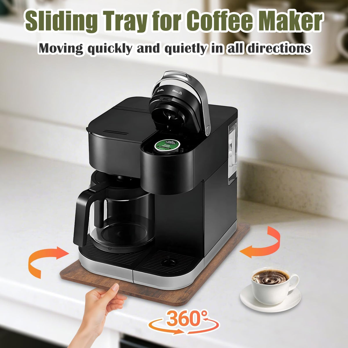 Xykzra appliance slider under cabinet helps reach appliances smoothly
