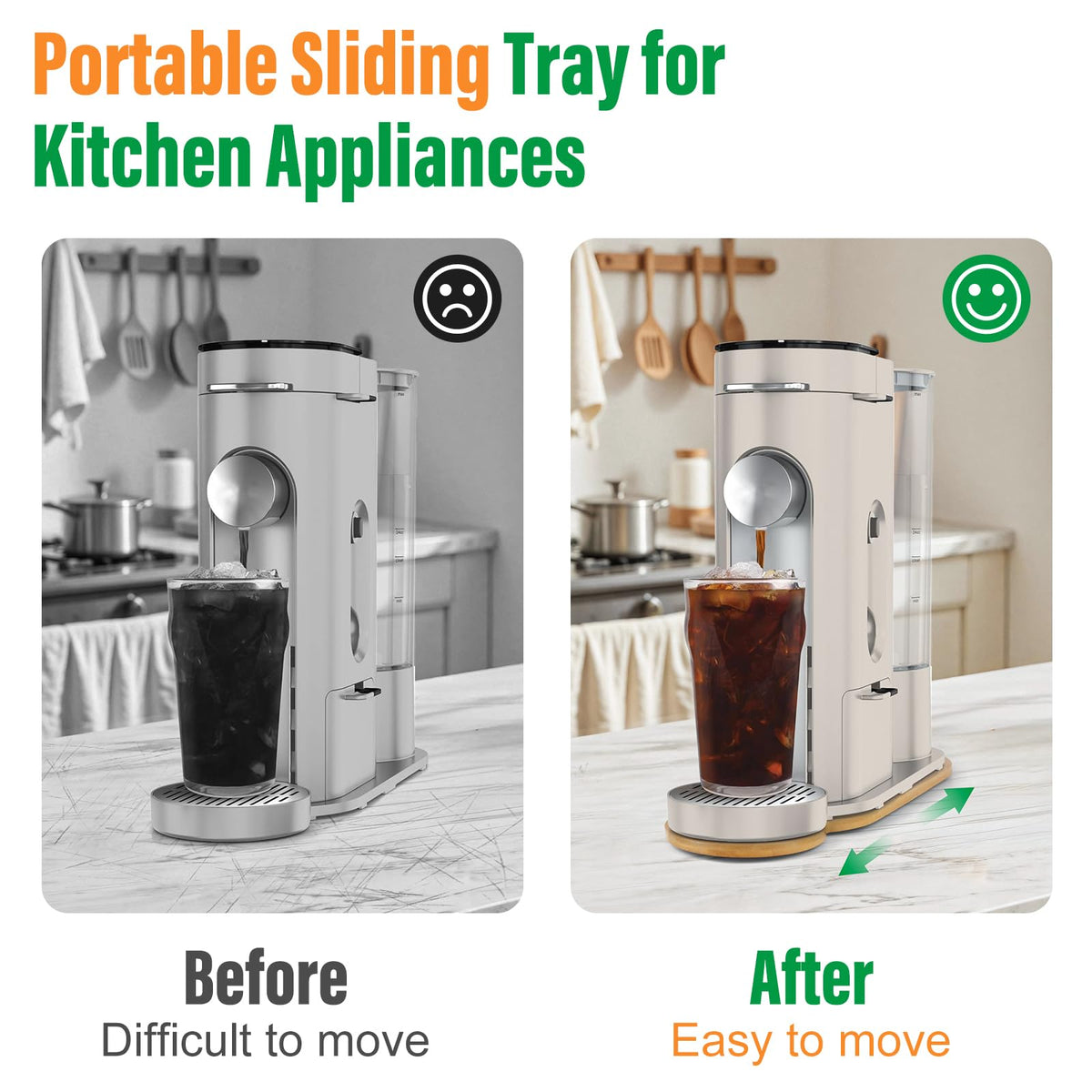 Xykzra kitchen space saver keeps countertops organized.