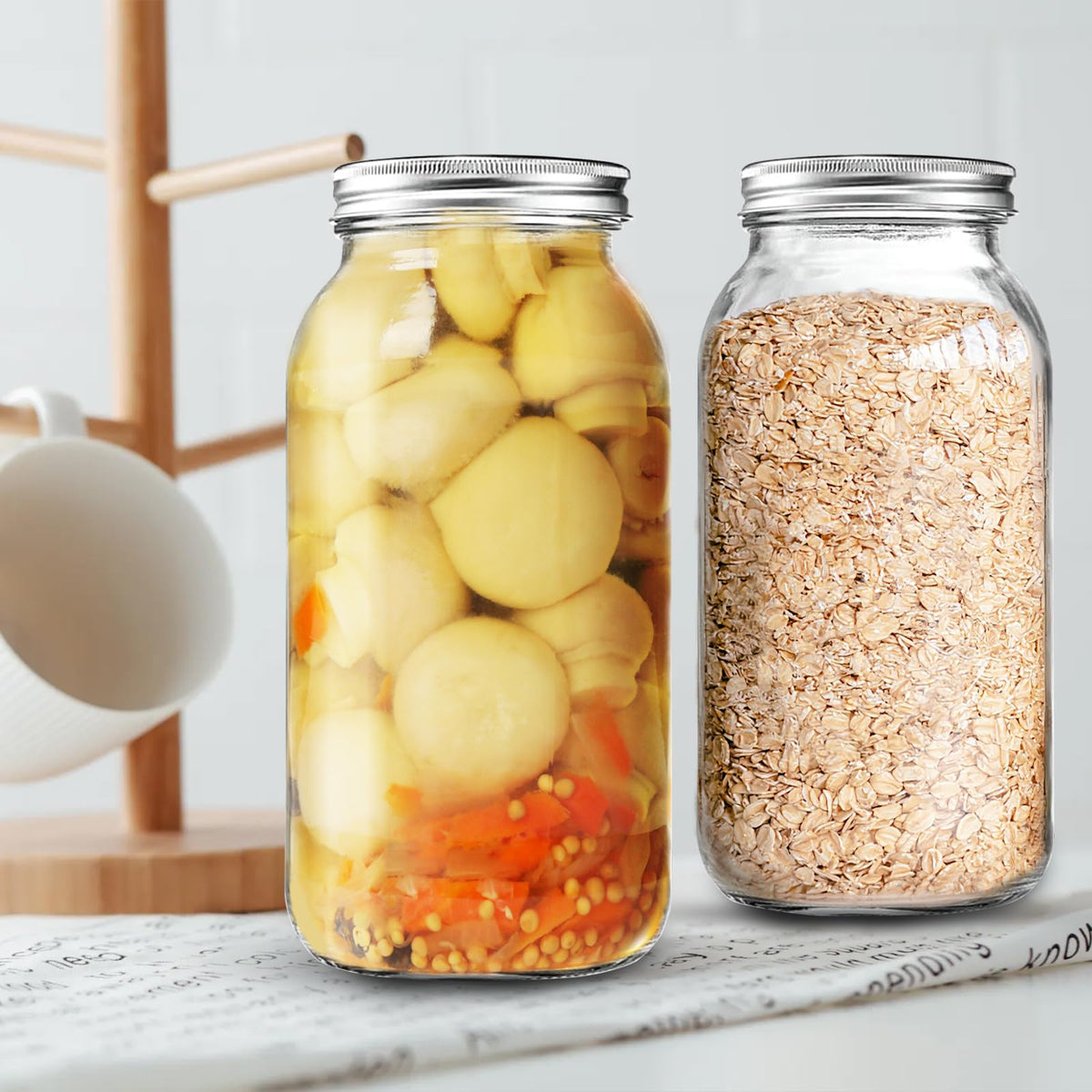 Xylanor jars are freezer and dishwasher safe for flexible kitchen use.