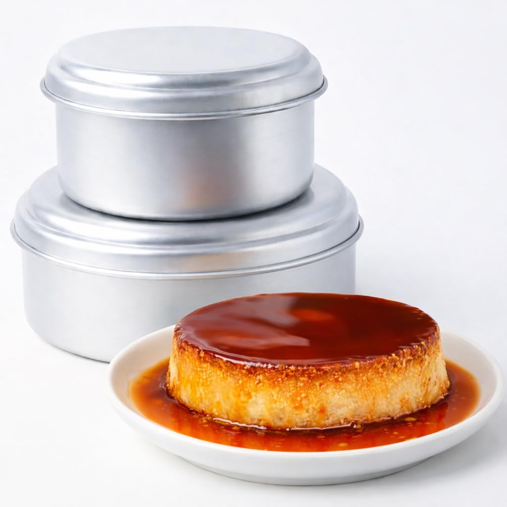 Xylarnoveth Quesillera Venezolana with lid 2L for authentic desserts.