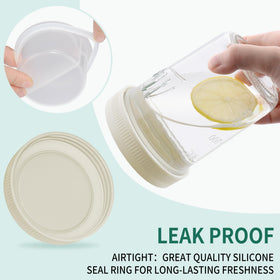 Xyptorix airtight silicone-seal lid preserves freshness during transport