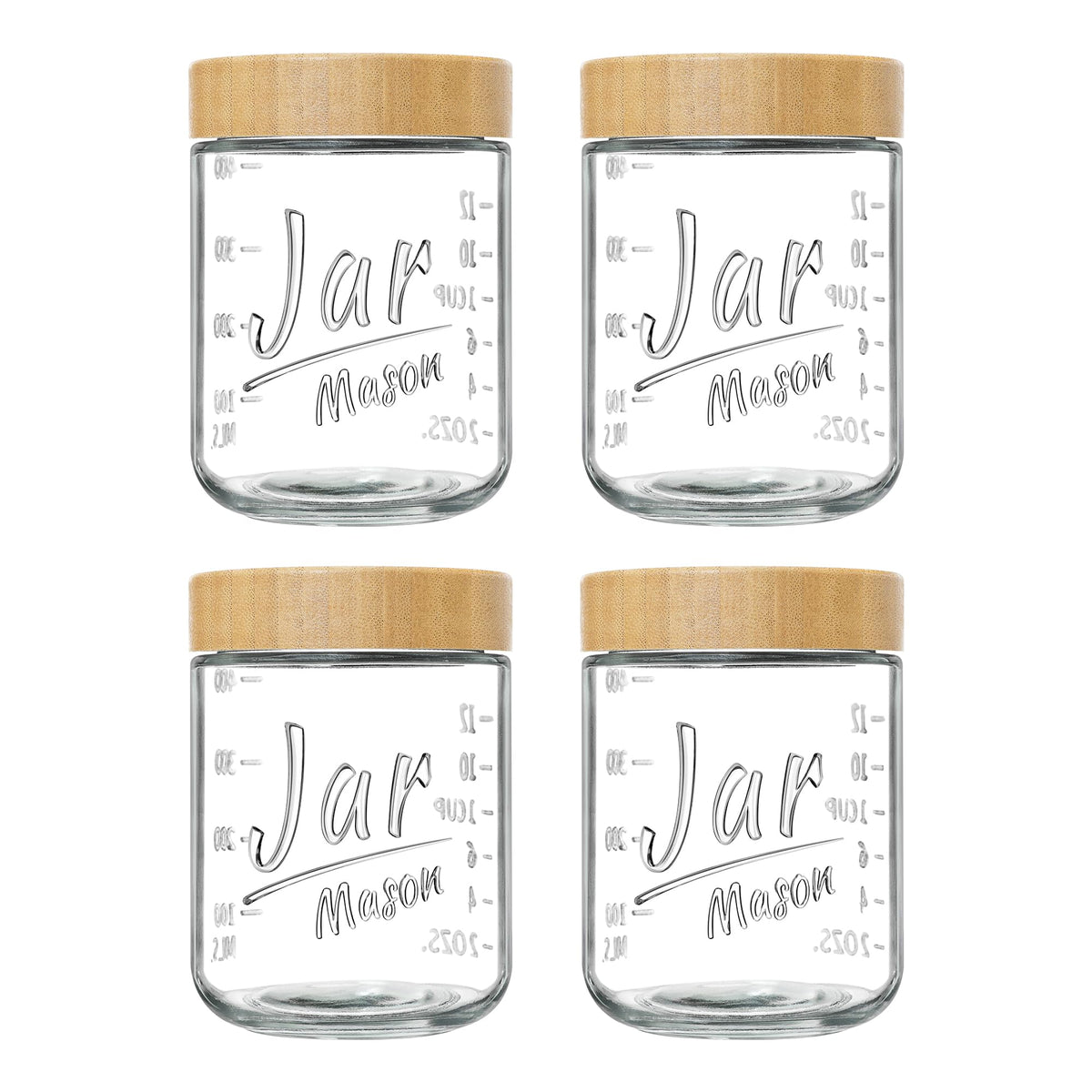 Xyptorix glass overnight oats jar with 16 oz capacity for meal prep