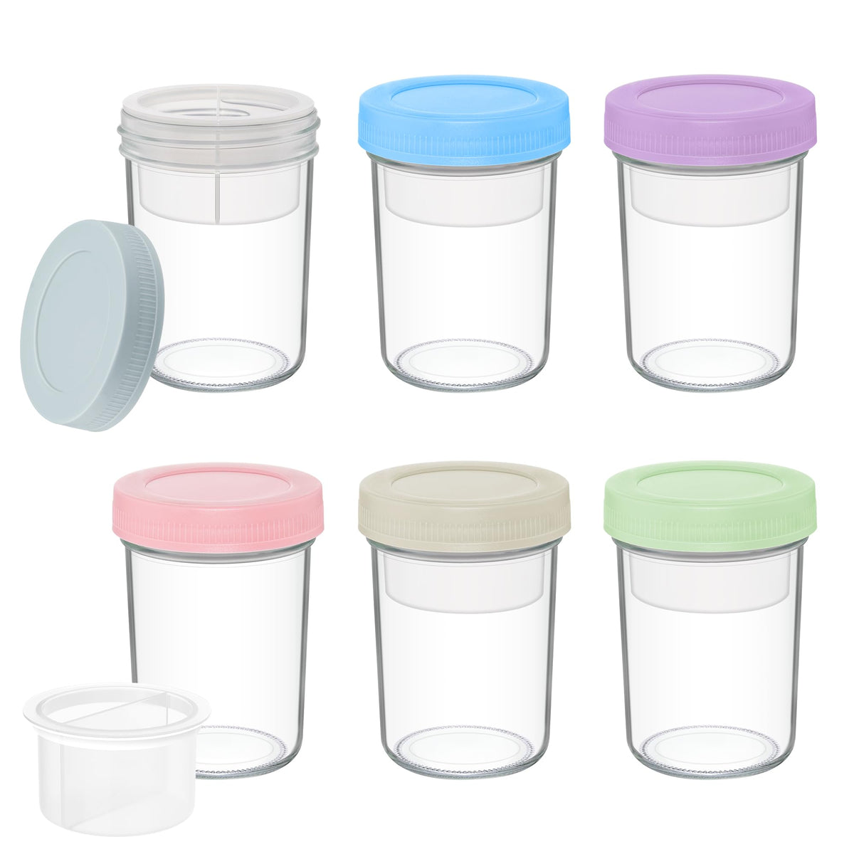 Xyptorix 16oz jars ideal for meal prepping and grab-and-go meals