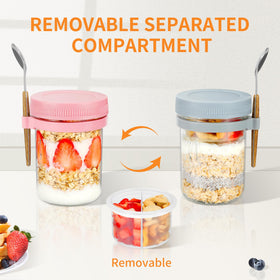 Xyptorix jars show separate compartments to keep dry and wet ingredients fresh