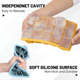 Xyuetia 1.2 inch cubes ideal for cocktails, coffee, and baby purees.