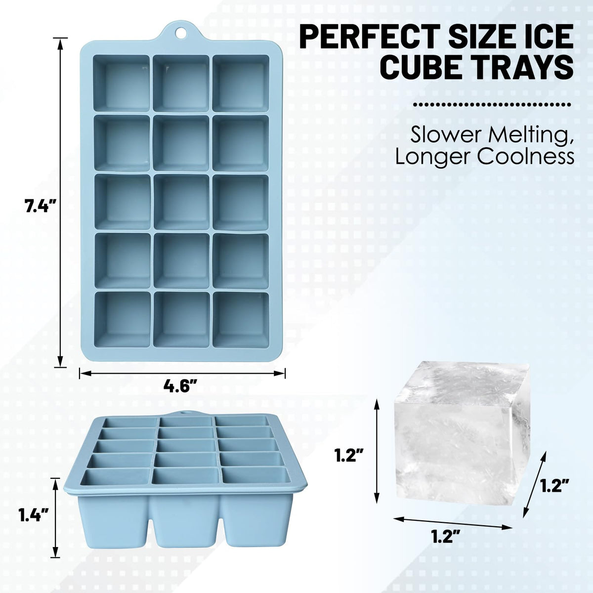 Xyuetia stackable tray keeps freezer neat and space-efficient.