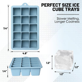 Xyuetia stackable tray keeps freezer neat and space-efficient.