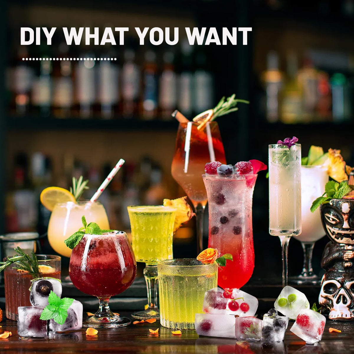 Xyuetia versatile ice maker for home parties and bars.