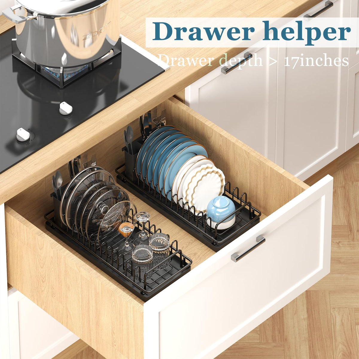 Silicone drying mat used as a drawer liner in XYZLVSI setup.