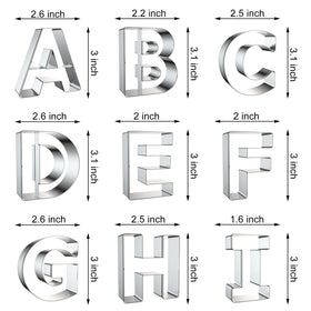 Stainless steel cookie cutters with rust-free design and safe rolled edges for kids.