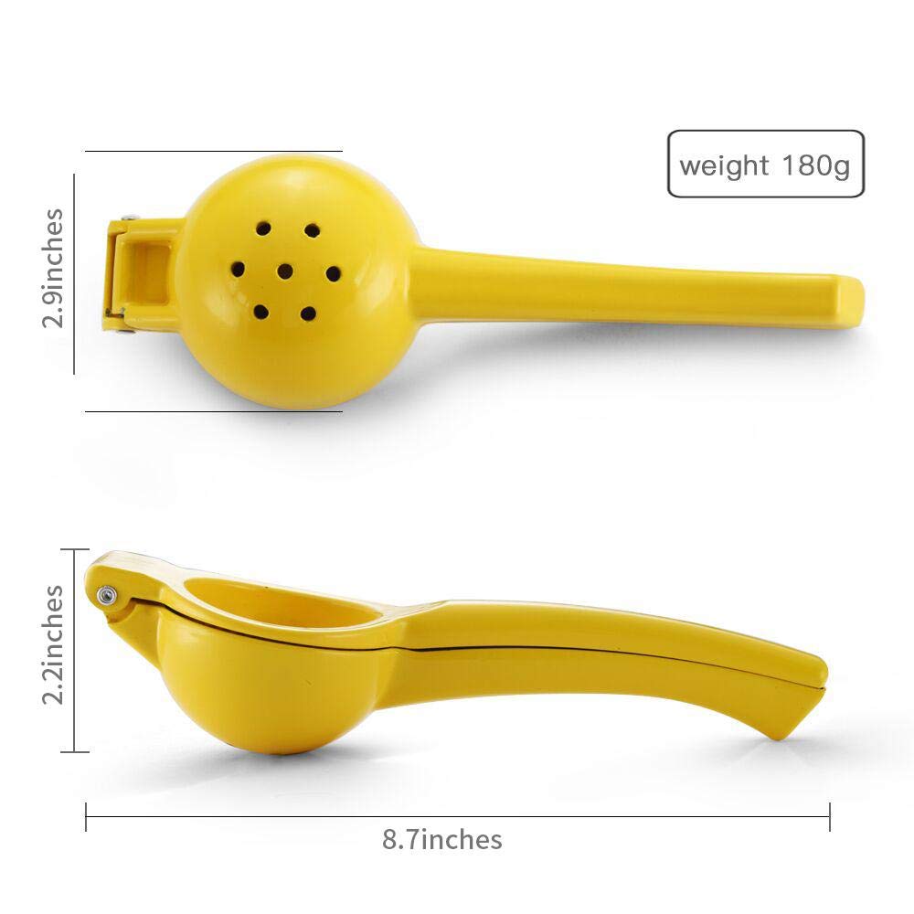 Y-Me citrus squeezer handheld juicer for effortless squeezing of lemons and limes.