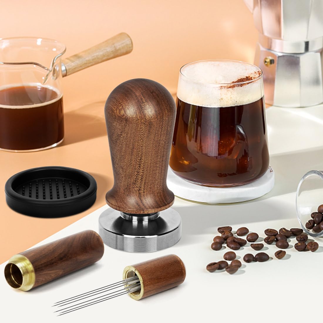 Y-Step barista kit for a polished home espresso routine