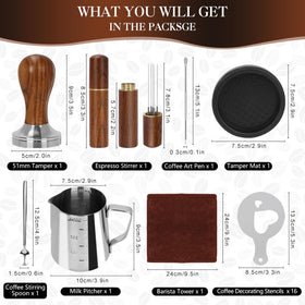 Y-Step 350ml milk frother pitcher with measurement marks for precision