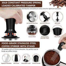 Y-Step 350ml milk frothing pitcher with measurement marks for precise texture and pouring.