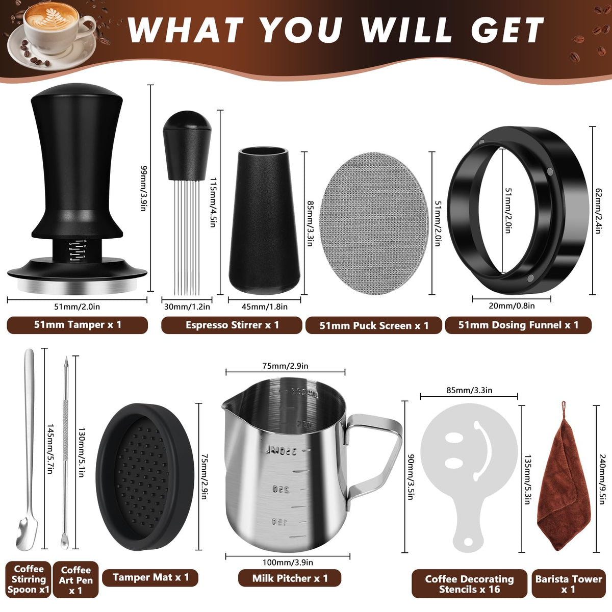Y-Step WDT tool helps break lumps for smoother extraction and cleaner flow.