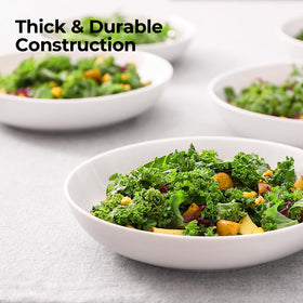 Y YHY minimalist white bowls complement any table decor