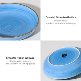 Y YHY shallow design is versatile for pasta, soups, and salads.
