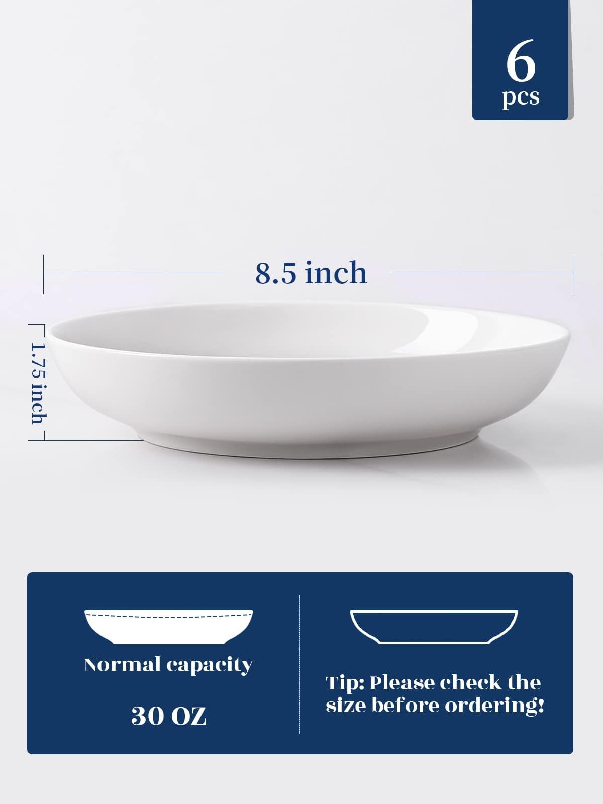 Y YHY bowls showcase wide shallow design ideal for pasta or salads