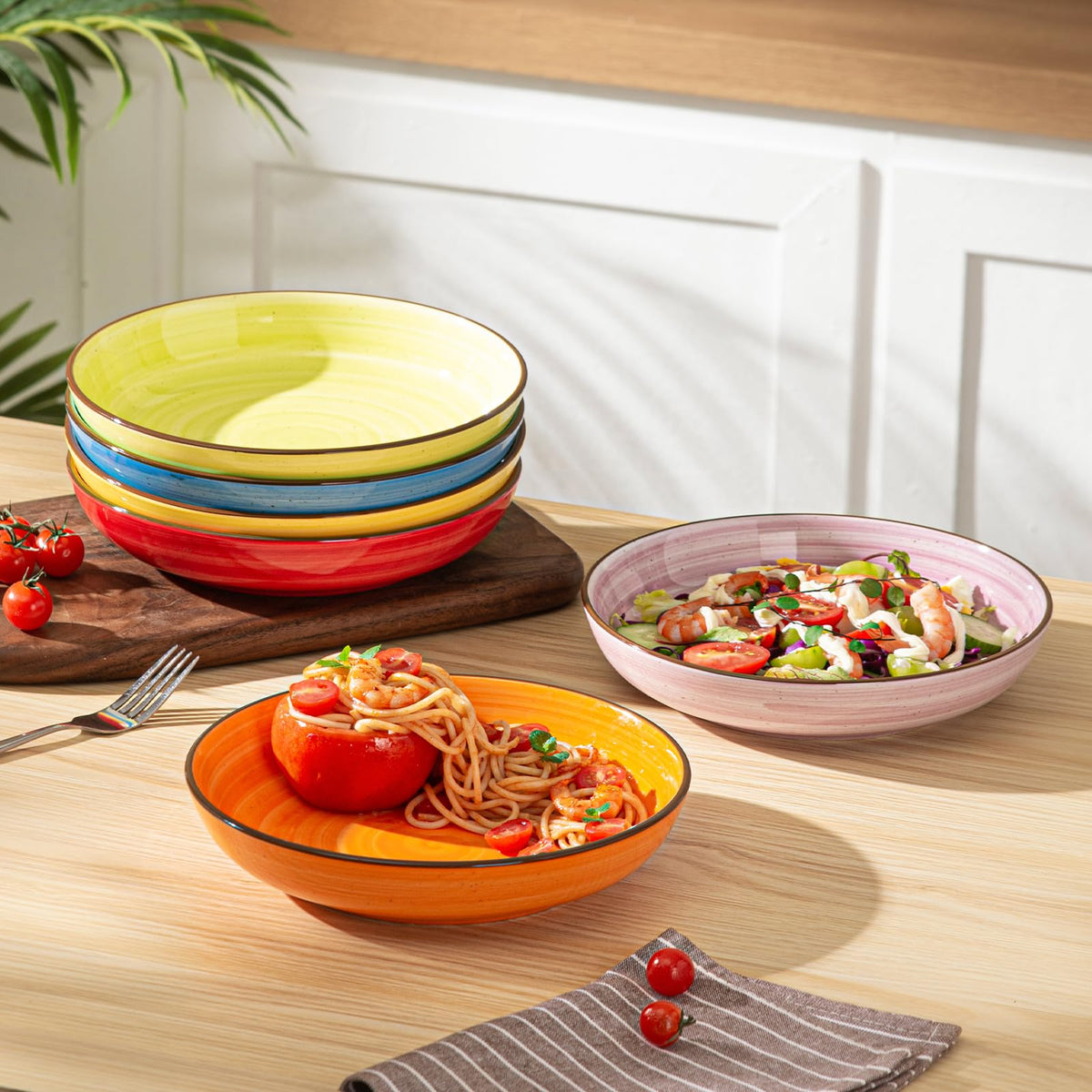 Y YHY stackable bowls save space and simplify storage