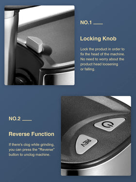 Parts disassemble for easy cleaning after use