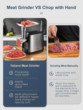 Locking knob and overload protection on Yabano grinder